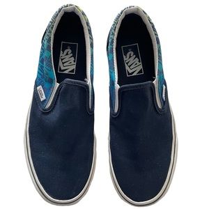Vans Navy Slip-Ons